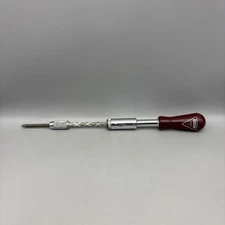 Vintage STANLEY YANKEE No. 135B Spiral Ratchet Screwdriver & Bit England