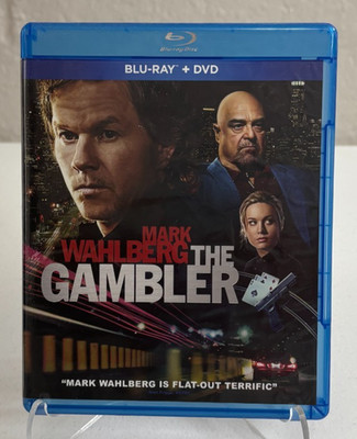 The Gambler (Blu-ray + DVD, 2014) Mark Wahlberg - Crime, Drama, Thriller