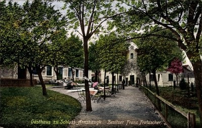 Ak Arnshaugk Neustadt an der Orla, Gasthof zu Schloss Arnshaugk - 4781311