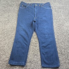 Vintage LEE Jeans Mens 38x28 Denim 70s 80s Made in USA Union Made Zip Logger