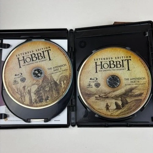 The Hobbit An Unexpected Journey Extended Edition [Blu Ray] 3 Disc Set w Sleeve - Image 4 of 4