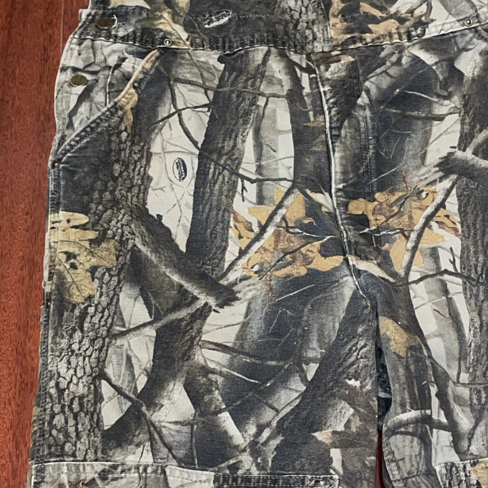 Carhartt Bib Mens 40x32 Realtree Camo Insulated Double Knee Overalls R43 CMO - Image 4 of 4