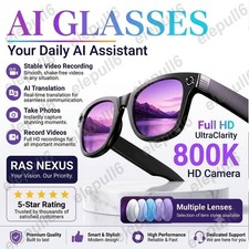 AI Smart Glasses Bluetooth Call Audio Translation for Men and Women Work Glasses