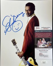 Chuck Berry Autographed 8x10 Photo JSA