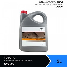 Original Toyota Premium Fuel Economy 5W-30 ACEA C2 API SN Motoröl 5 Liter