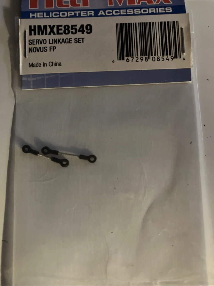 HELIMAX NOVUS FP HMXE8549 SERVO LINKAGE & HMXE8550 CNC ROTOR HEAD - Image 2 of 4