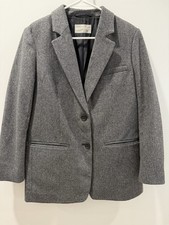Everlane The Oversized Herringbone Wool Blend Blazer