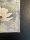 Small white cosmos watercolor, 5.5x8.5 — photo 2