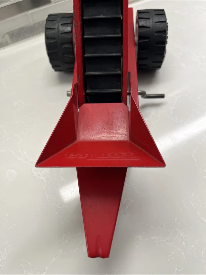Cargador de arena vintage TONKA juguete de acero prensado rojo funciona Foto 4 de 4