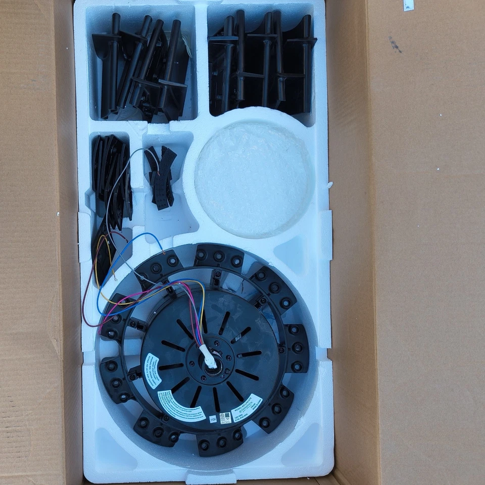 FANIMATION SLINGER v2 72 Inches Ceiling Fan Black Finish - Image 3 of 3