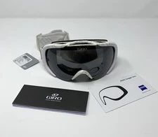 Giro Women's Field Snow Goggle Size Medium White Deco Zeiss Lens - New