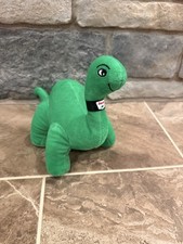 SINCLAIR DINO BRONTOSAURUS GAS Oil CO PLUSH STUFFED Green DINOSAUR 9x12 Promo