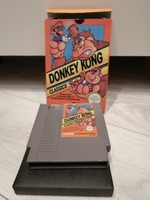 Donkey Kong Classics Nintendo Nes Game UK Version Boxed With Manual Complete CIB
