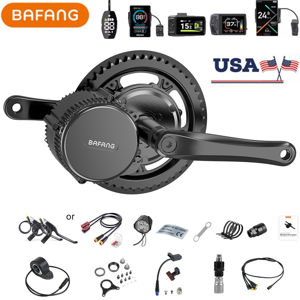 BAFANG Mid Drive Kit 36V500W BBS02B Motor Electric Bike Conversion