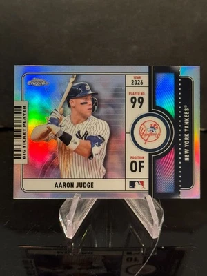 Aaron Judge 2026 Topps Chrome Big Ticket Player Refractor #BTP-18 - Bild 1 von 2