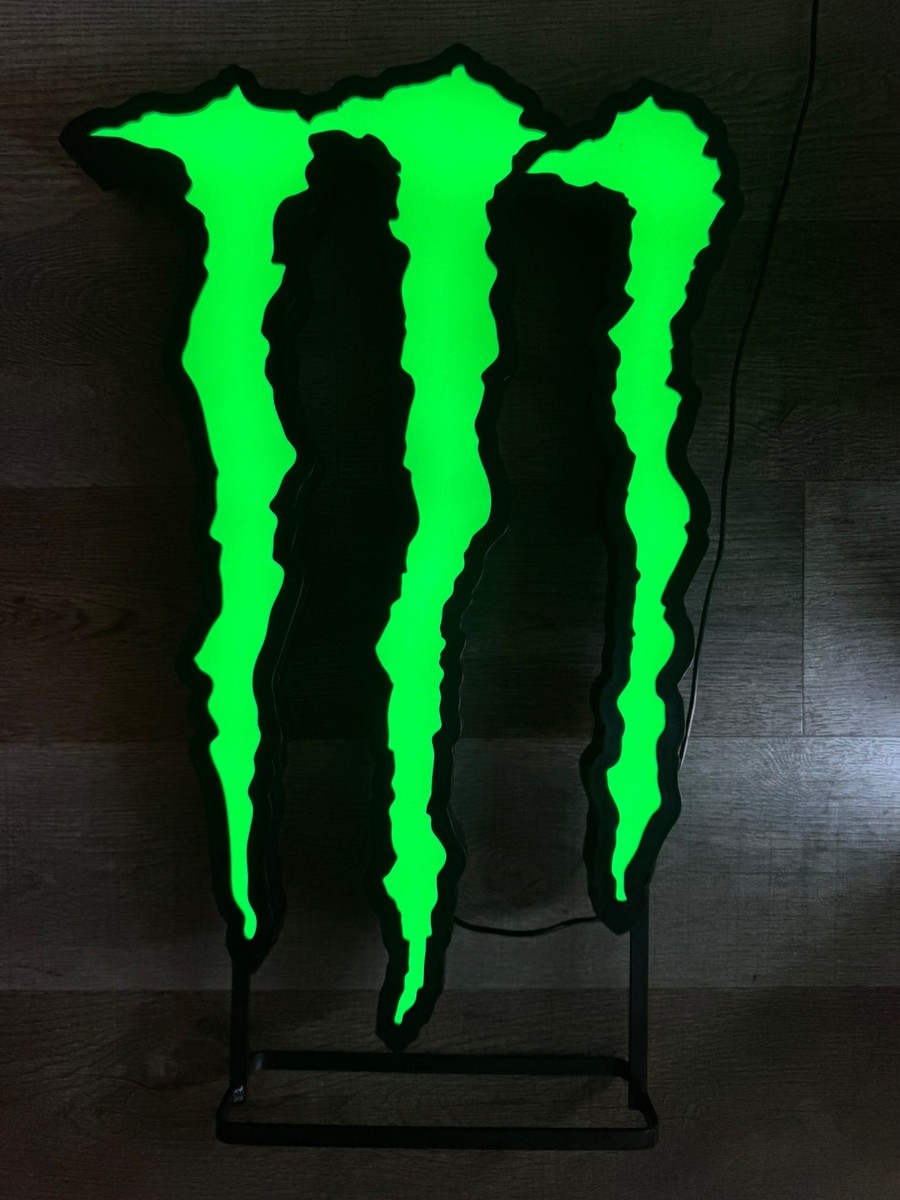 【激レア】Monster Energy LED claw sign Monster Energy Claw Light Sign 25” Tall x 17