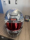 Andre Johnson Signed Full Size Helmet Speedflex Custom Chrome Houston Texans