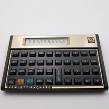 Vintage HP 12C Financial Calculator w/Original Cover Nice Condition