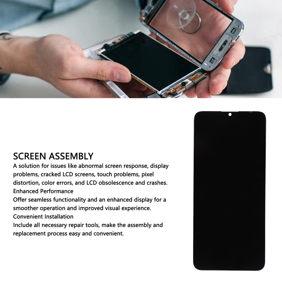 Mobile Phone Screen Assembly With Repair Tools Enhanced Performance LCD ...