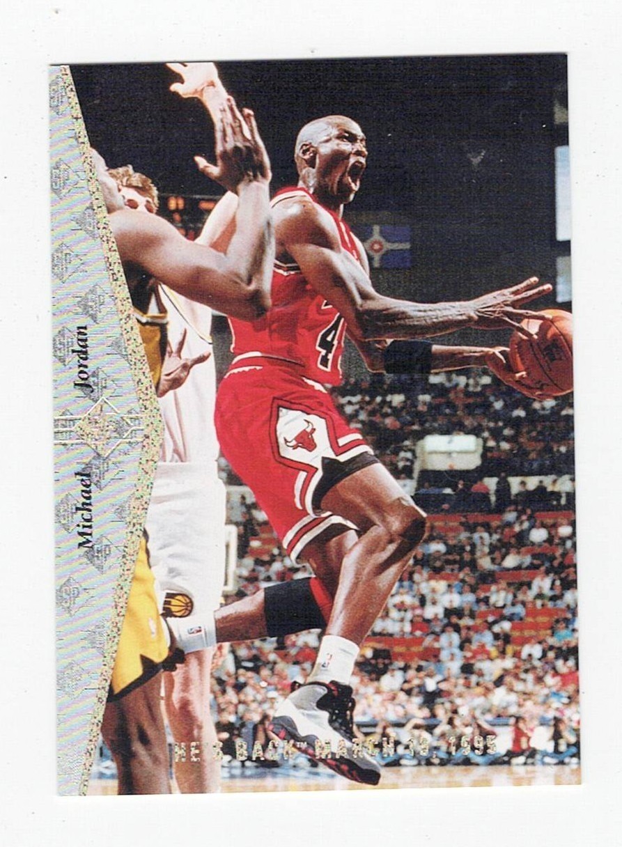 1994-1995 UPPER DECK SP SILVER FOIL MICHAEL JORDAN #MJ 1 CHICAGO BULLS