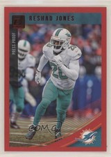 2018 Panini Donruss Press Proof Red Reshad Jones #169 0x1