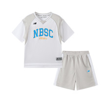 New Balance Casual Sportswear NB 2 Piece Set Light Gray Children Aged 3 7 Years