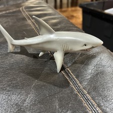 Schleich Great White Shark 2004 Retired Figure Toy 7" Germany Sealife Realistic