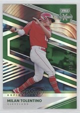 2020 Panini Elite Extra Edition Aspirations Green /499 Milan Tolentino #131 fm0