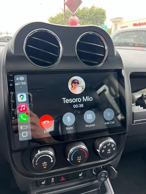Apple Carplay Car Stereo Radio GPS Android 13 For Jeep Patriot Compass 2009-2016