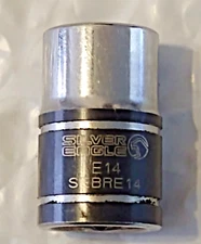 MATCO TOOLS "SILVER EAGLE" SEBRE14, 3/8" DR, E14 INVERTED/RECESSED TORX SOCKET.