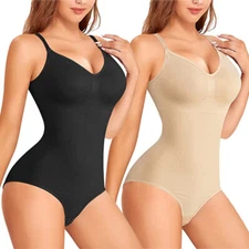 Women Bodysuit Shapewear Firm Tummy Control Full Body Shaper Slimming Slimming