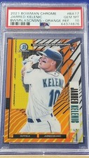 Jarred Kelenic -  2021 Bowman Chrome Bowman Ascensions Orange Refractor PSA 10  