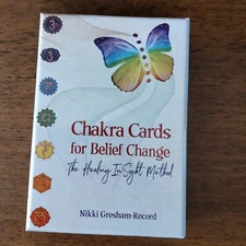 Chakra Cards For Belief  Work Changes Self Help Motivation Awareness Intuitive 