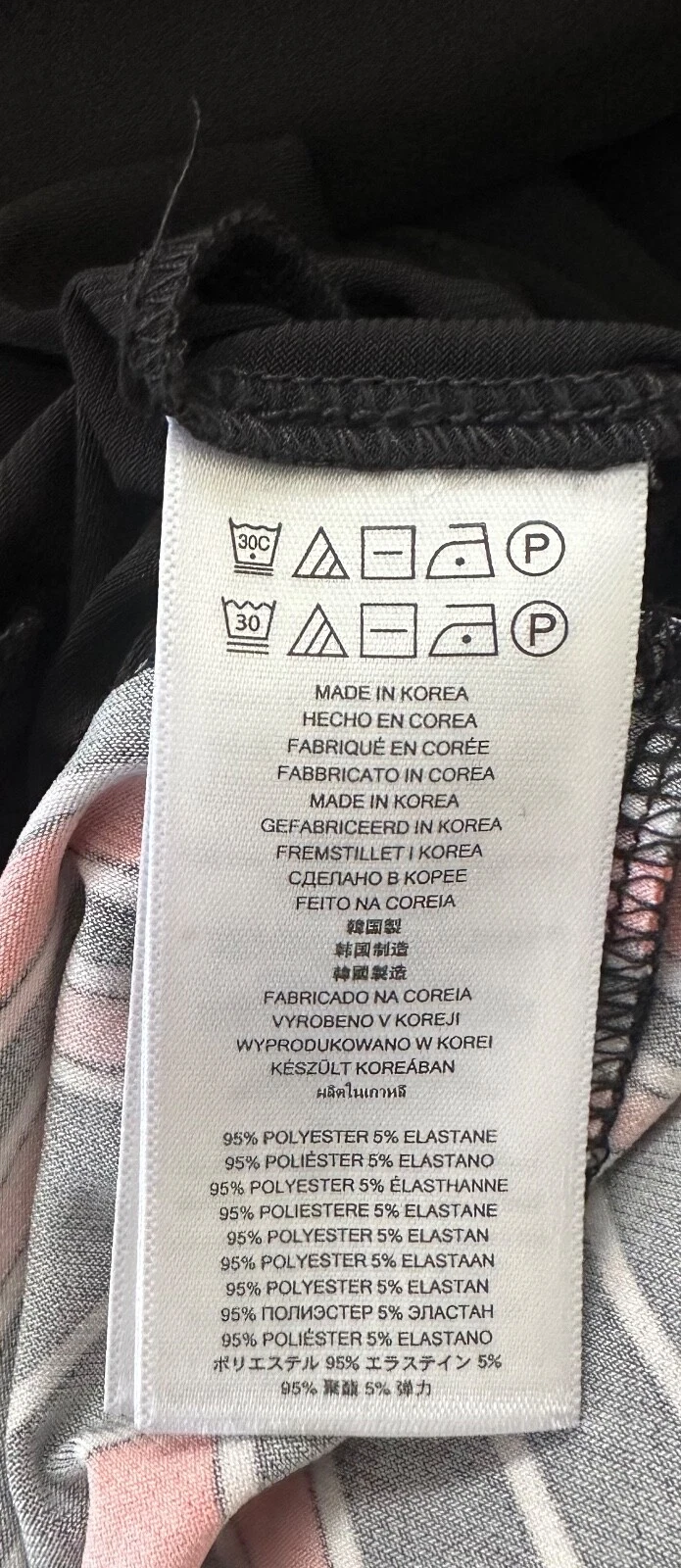 Abito nero manica lunga Michael Kors taglia L