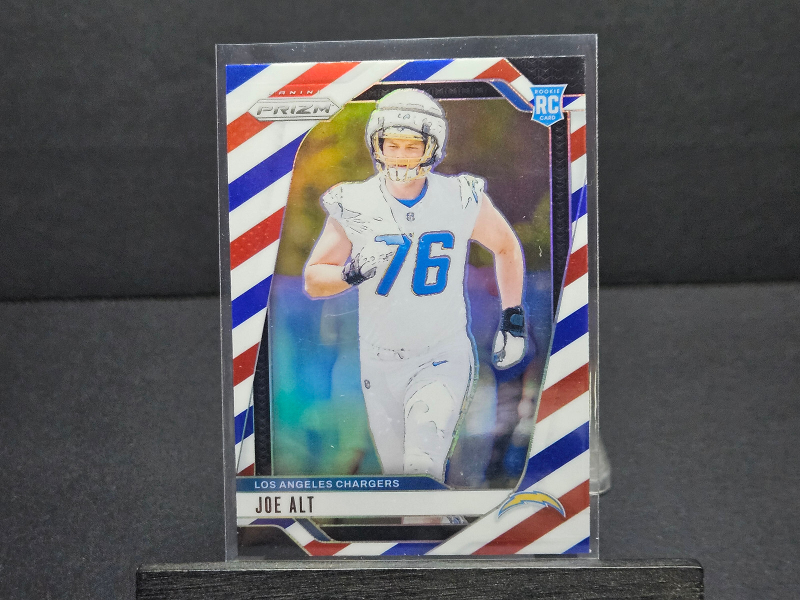 2024 Panini Prizm JOE ALT RC RED WHITE BLUE #353 Los Angeles Chargers