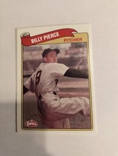 BILLY PIERCE 1989 SWELL BASEBALL GREATS #57 FREE SHIPPING