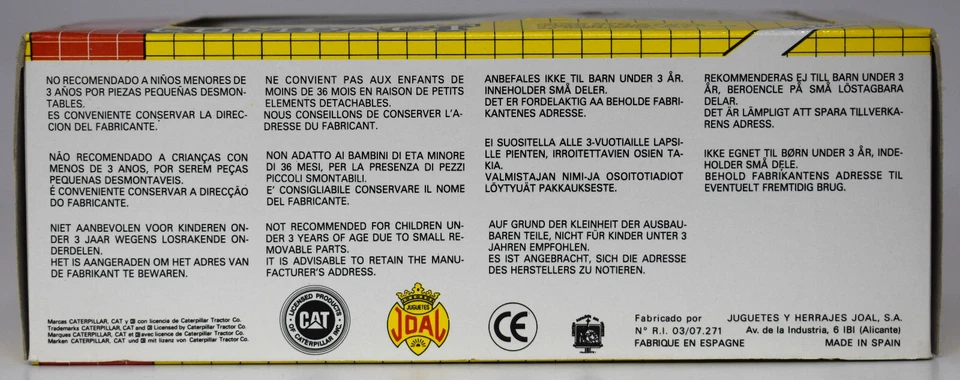 JOAL COMPACT 1:50 SCALE DIE-CAST CAT CATERPILLAR D10 CHAIN TRACTOR DOZER 220 BOX - Image 3 of 4