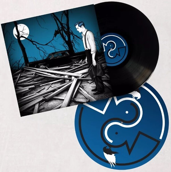 JACK WHITE Fear of the Dawn NEW Black Vinyl LP + Exclusive Slipmat white stripes