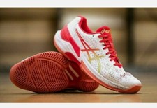 ZAPATOS TENIS VOLEIBOL MUJER ASICS SKY ELITE FF 1052A024-100 BLANCO/ROSA LÁSER