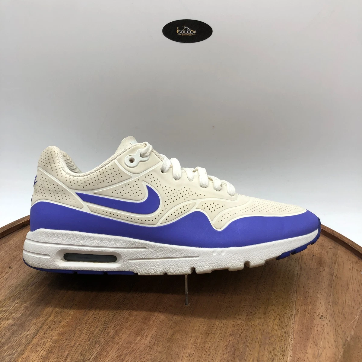 discretie regering code Nike Womens Air Max 1 Ultra Moire White Violet Size 7 704995 104 Running  Shoes | eBay