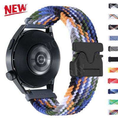 Für Samsung Galaxy Watch 7 6 5 4 3 Classic 2 Armband 20mm 22mm Nylon Geflochten
