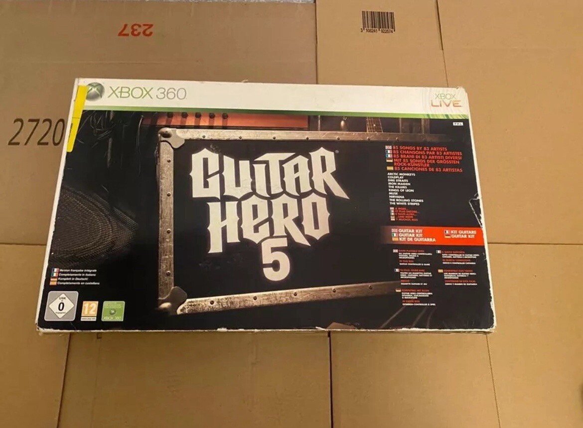 Guitar Hero 5 Xbox 360 - bon état - en Boîte