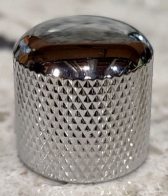CORT C5 BASS GUITAR KNOB - CHROME DOME - FULL SIZE PUSH ON