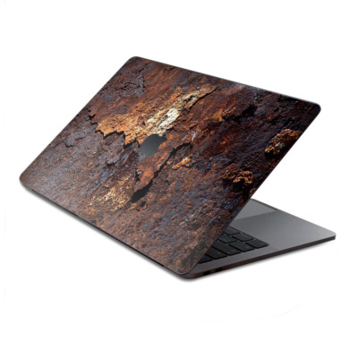 Skins Vinyl Itsaskin Pour MacBook Pro 15" Touch Bar - Gouttes De Pluie Sur Métal Noir
