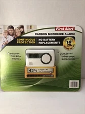 First Alert Carbon Monoxide Alarm Digital Display 10 YR Alarm Batt Life 832151