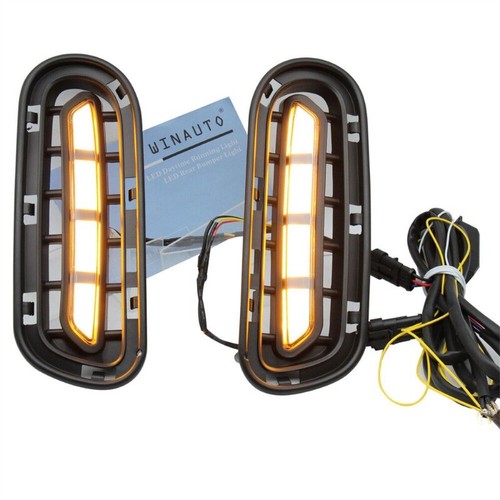 For Kia Stinger 2018-22 LED DRL Fog Lights Daytime Running Lamps Pair 2Pcs GOOD - Picture 10 of 19