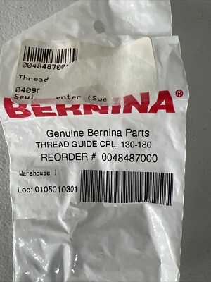Genuine Bernina Activa Virtuosa Artista Thread Guide CPL Part