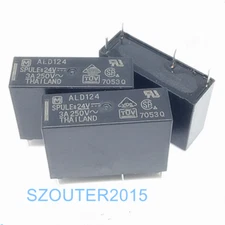10PCS ALD124 24VDC Relay 24V 3A 4PIN NEW