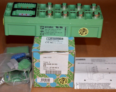 Phoenix Contact IBS SAB 24 DO 8/8 Interbus 2750934 NEU geöffnete OVP