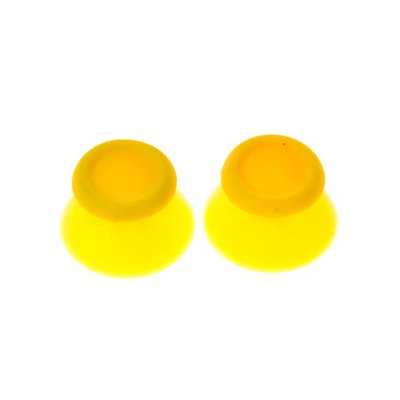 Sony PS4 Playstation 4 Thumbstick Analogstick Joystick Set - Orange Yellow